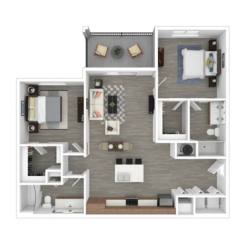 2 bed 2 bath A at Lucie at Tradition Apartments, Florida